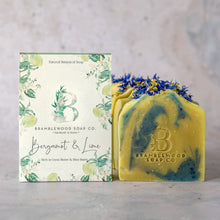 Load image into Gallery viewer, Bergamot & Lime Handmade Soap
