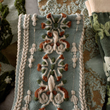 Load image into Gallery viewer, Green Floral Socks - Vintage Crew Socks For Women Cozy