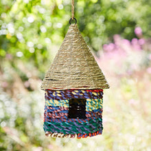 Load image into Gallery viewer, Octagonal Recycled Cotton Birdhouse - Handmade