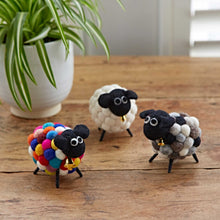 Load image into Gallery viewer, Felt Sheep Ornament - Handmade