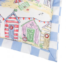 Load image into Gallery viewer, Beach Huts Square Outdoor Cushion Multicolour