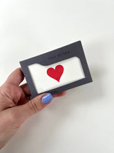 Load image into Gallery viewer, Red Heart Tiny Note Box