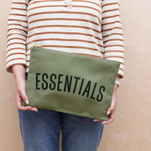 Load image into Gallery viewer, Essentials - Olive Green Extra Large Pouch