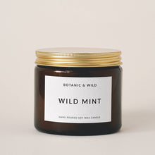 Load image into Gallery viewer, WILD MINT Scented Soy Candles