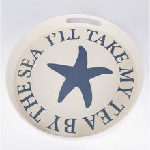 Load image into Gallery viewer, Blue Tea by the Sea - Bamboo Fibre Starfish Tray