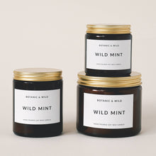 Load image into Gallery viewer, WILD MINT Scented Soy Candles