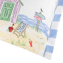 Load image into Gallery viewer, Beach Huts Rectangular Outdoor Cushion Multicolour