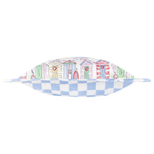 Load image into Gallery viewer, Beach Huts Square Outdoor Cushion Multicolour
