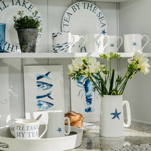 Load image into Gallery viewer, Blue Tea by the Sea - Bamboo Fibre Starfish Tray