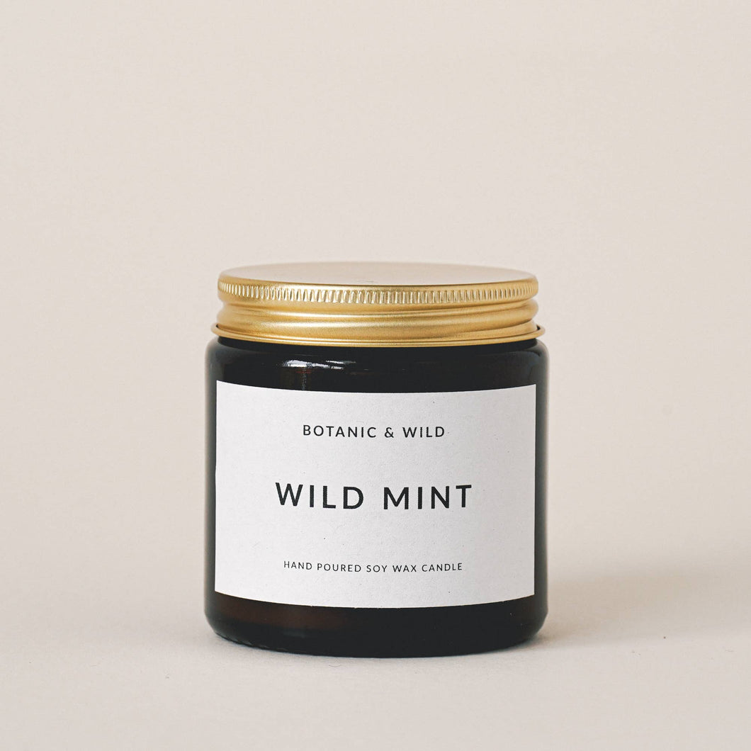 WILD MINT Scented Soy Candles