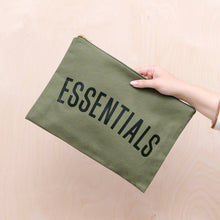 Load image into Gallery viewer, Essentials - Olive Green Extra Large Pouch
