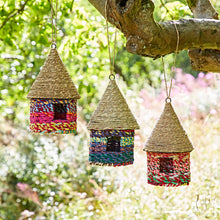 Load image into Gallery viewer, Octagonal Recycled Cotton Birdhouse - Handmade
