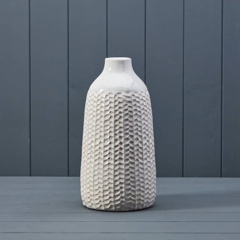 White Ceramic Vase