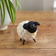 Load image into Gallery viewer, Felt Sheep Ornament - Handmade
